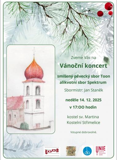 Pozvánka na koncert 14.12.2025