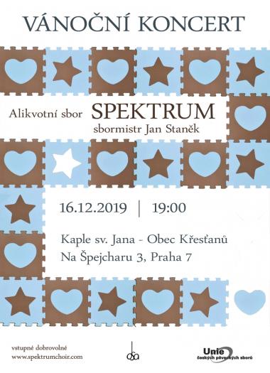 Pozvánka na koncert, Spektrum 16.12.2019